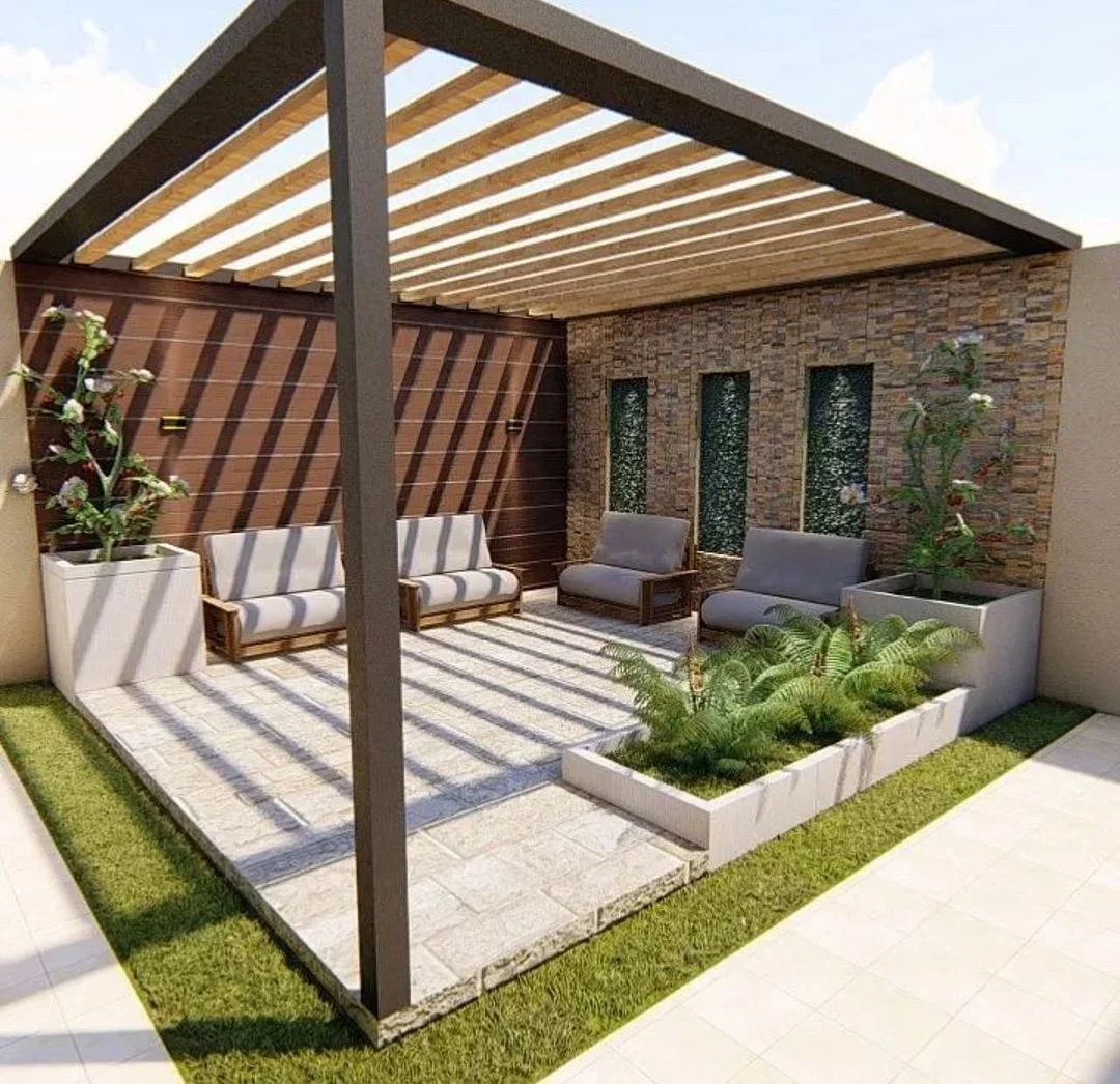 شركة تصميم ديكورات حدائق